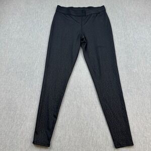 Adidas‎ Leggings Womens Small Black Geometric Stretch 27" Yoga Gym Active Pants